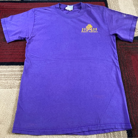 ECU East Carolina University Pirates Shirt Purple Haze - Picture 5 of 10